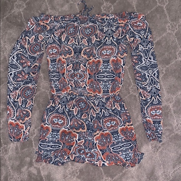 patterned romper - Picture 3 of 4